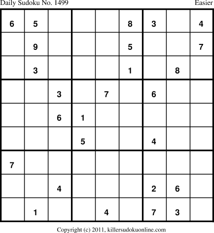 Killer Sudoku for 4/10/2012