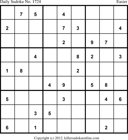 Killer Sudoku for 11/21/2012