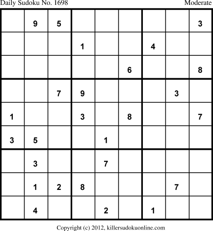 Killer Sudoku for 10/26/2012