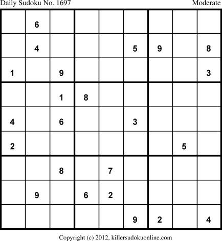 Killer Sudoku for 10/25/2012