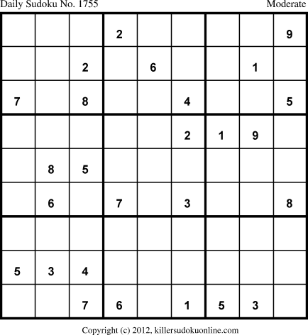 Killer Sudoku for 12/22/2012