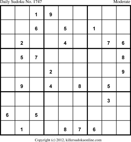 Killer Sudoku for 12/14/2012