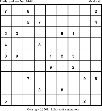 Killer Sudoku for 2/19/2012