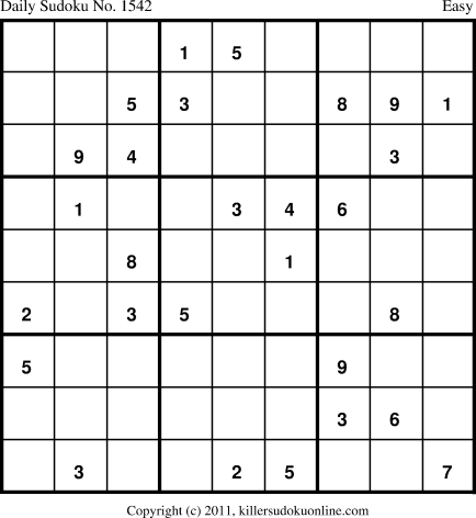 Killer Sudoku for 5/23/2012