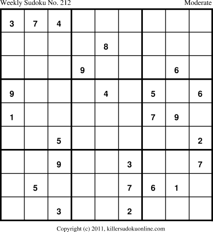 Killer Sudoku for 3/26/2012