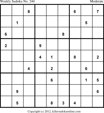 Killer Sudoku for 11/5/2012