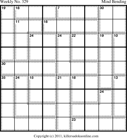 Killer Sudoku for 4/23/2012