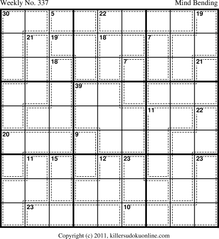 Killer Sudoku for 6/18/2012