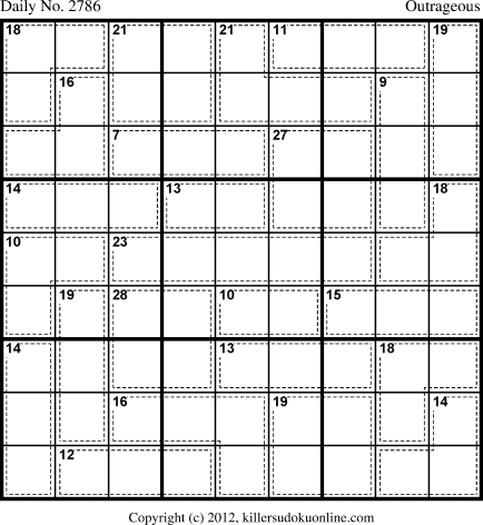 Killer Sudoku for 8/4/2013