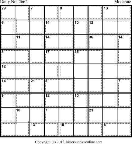 Killer Sudoku for 4/2/2013