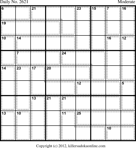 Killer Sudoku for 2/20/2013