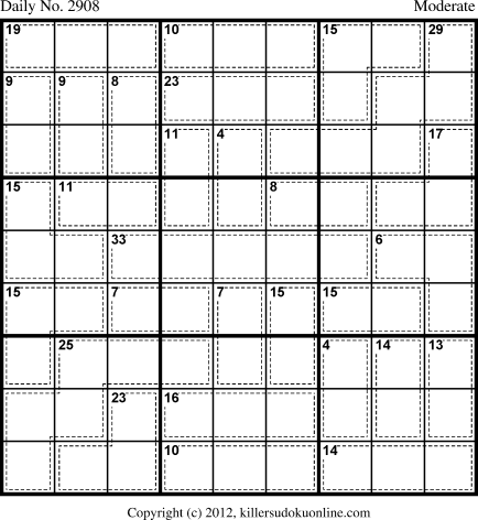 Killer Sudoku for 12/4/2013