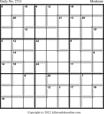 Killer Sudoku for 5/21/2013