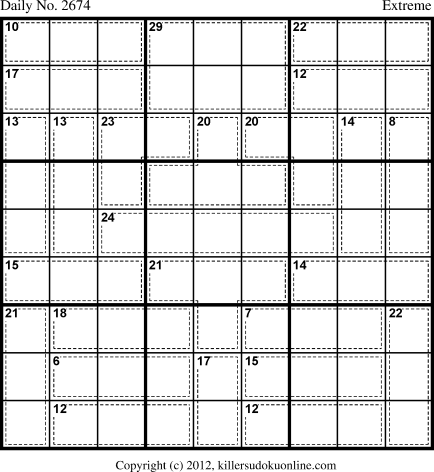 Killer Sudoku for 4/14/2013