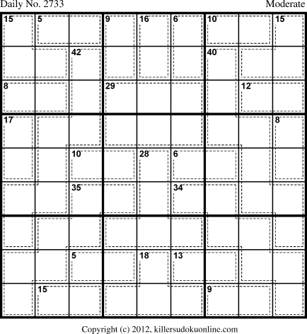 Killer Sudoku for 6/12/2013