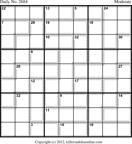 Killer Sudoku for 4/24/2013