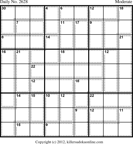 Killer Sudoku for 2/27/2013