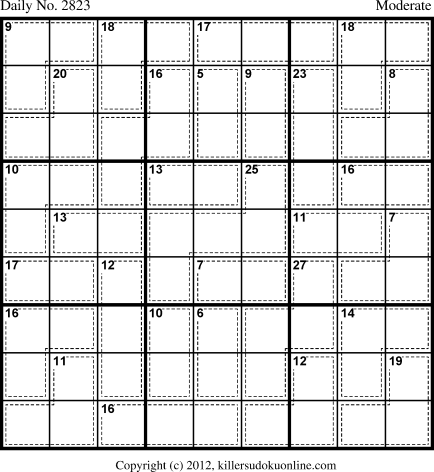 Killer Sudoku for 9/10/2013