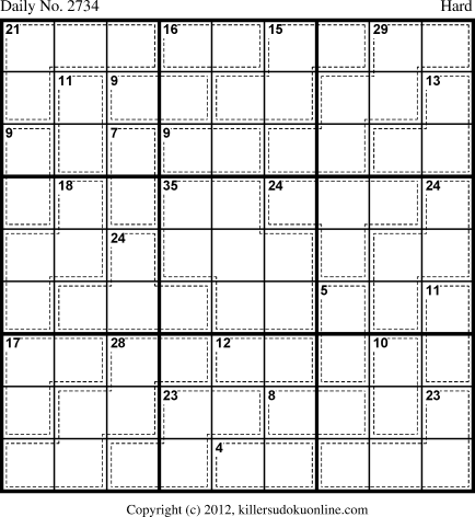 Killer Sudoku for 6/13/2013