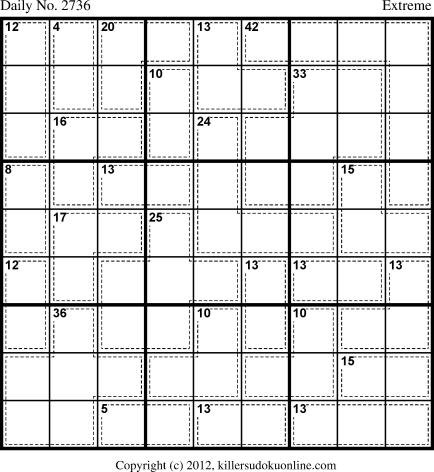 Killer Sudoku for 6/15/2013