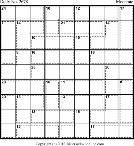 Killer Sudoku for 4/18/2013