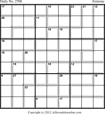 Killer Sudoku for 5/18/2013