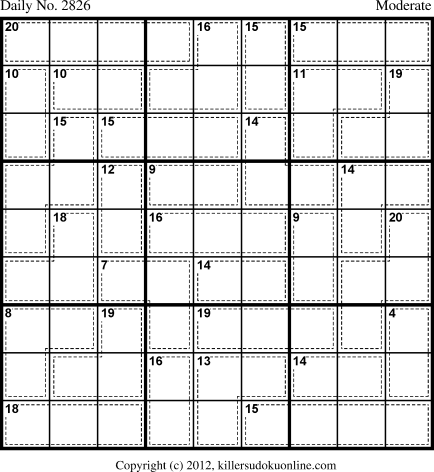 Killer Sudoku for 9/13/2013