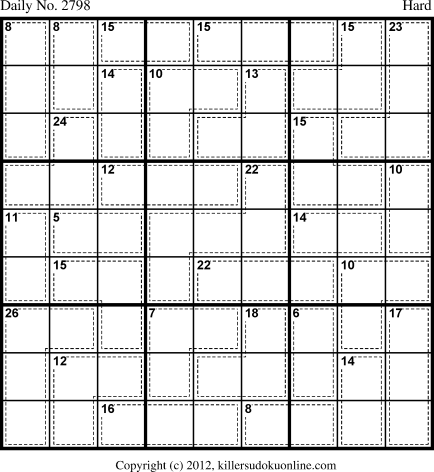 Killer Sudoku for 8/16/2013