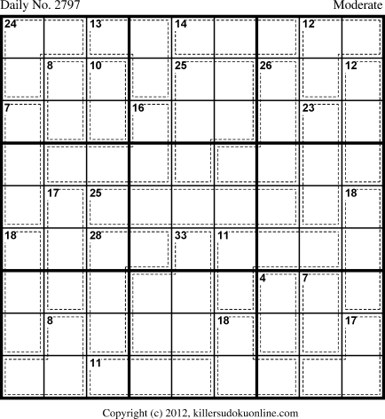 Killer Sudoku for 8/15/2013