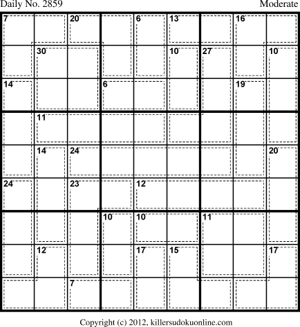 Killer Sudoku for 10/16/2013