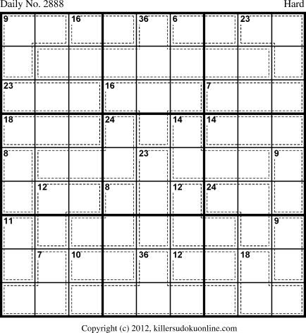 Killer Sudoku for 11/14/2013