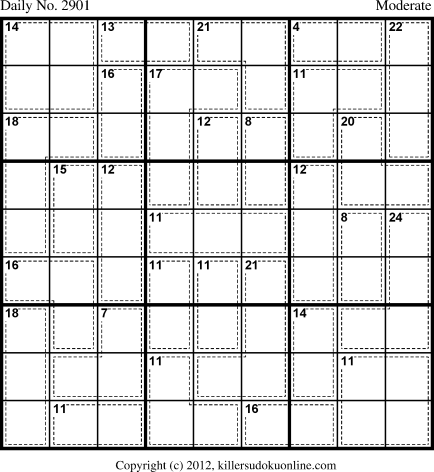 Killer Sudoku for 11/27/2013
