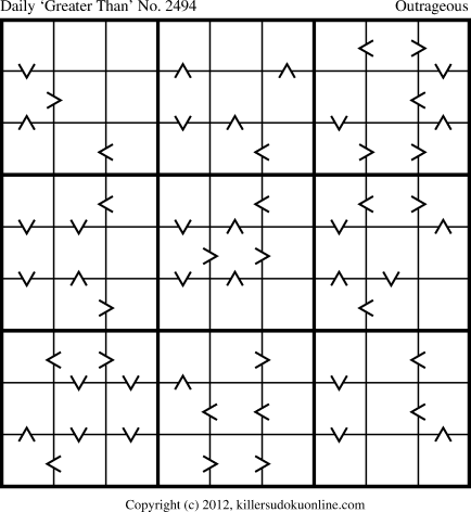 Killer Sudoku for 2/10/2013