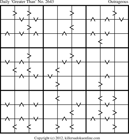 Killer Sudoku for 7/9/2013