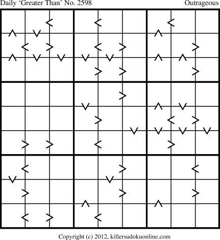 Killer Sudoku for 5/25/2013
