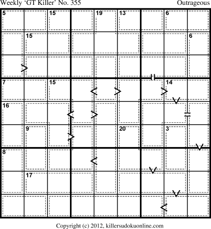 Killer Sudoku for 1/28/2013