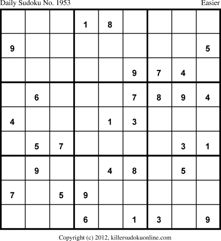 Killer Sudoku for 7/8/2013