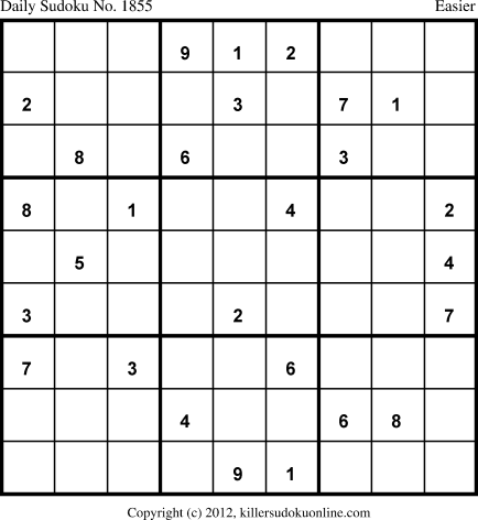 Killer Sudoku for 4/1/2013