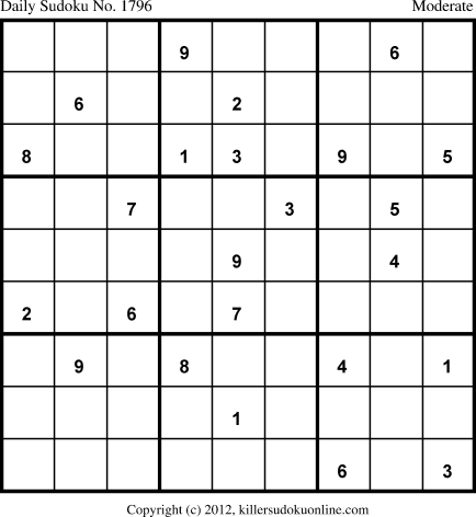 Killer Sudoku for 2/1/2013