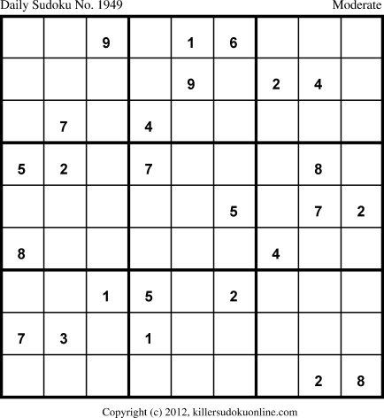 Killer Sudoku for 7/4/2013