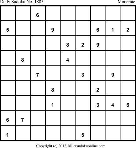 Killer Sudoku for 2/10/2013