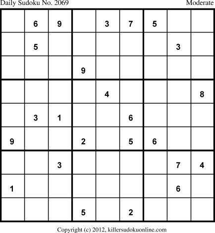 Killer Sudoku for 11/1/2013