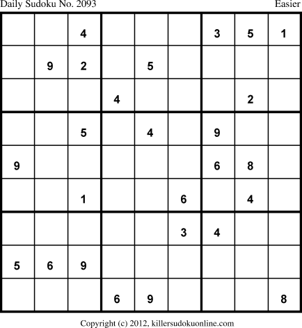 Killer Sudoku for 11/25/2013