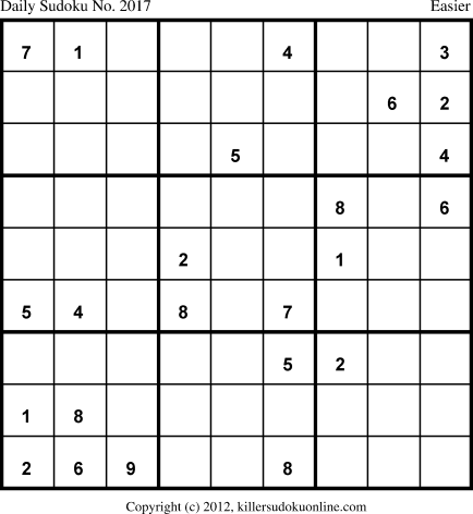 Killer Sudoku for 9/10/2013
