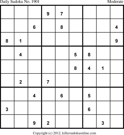 Killer Sudoku for 5/17/2013