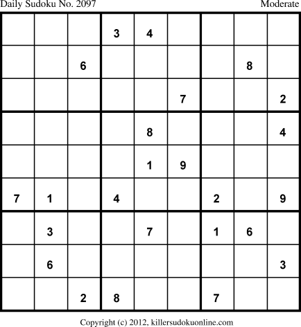 Killer Sudoku for 11/29/2013