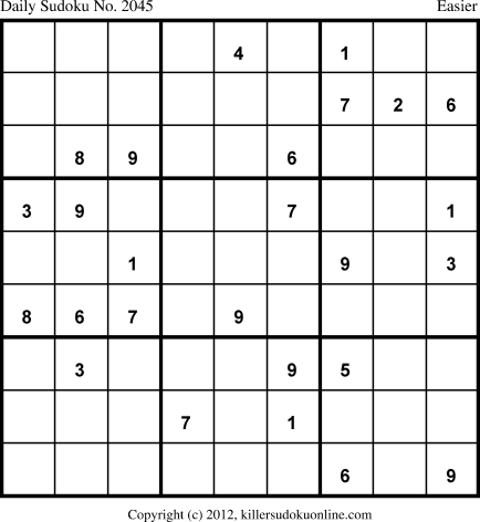 Killer Sudoku for 10/8/2013