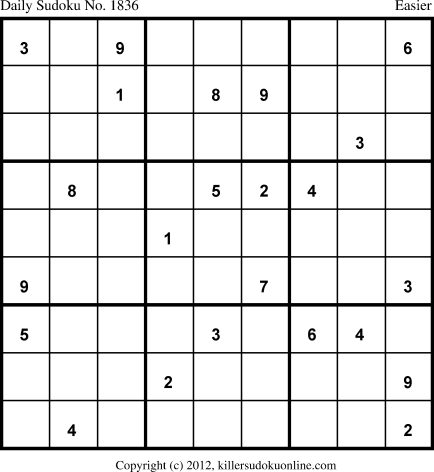 Killer Sudoku for 3/13/2013