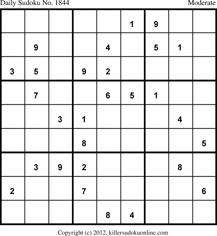 Killer Sudoku for 3/21/2013