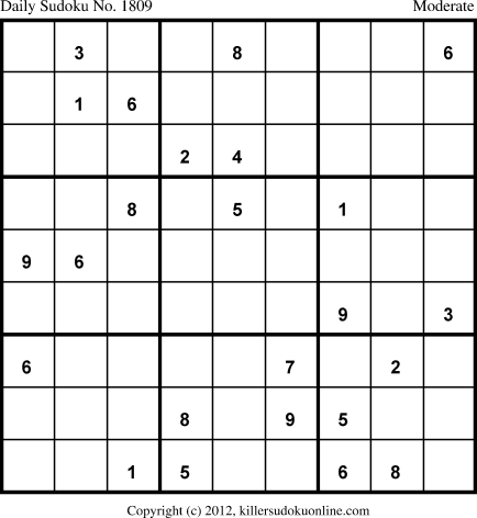 Killer Sudoku for 2/14/2013